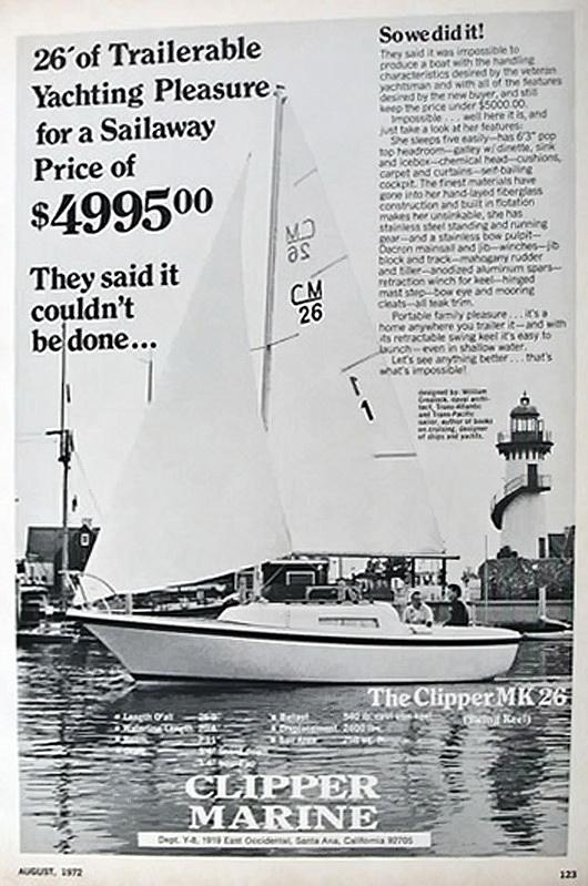 CLIPPER MARINE 26