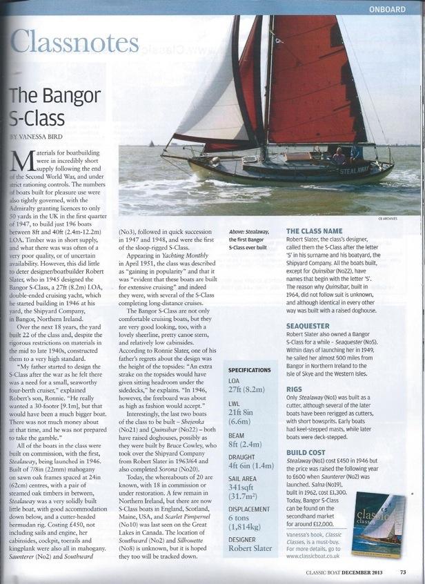 S CLASS (BANGOR)