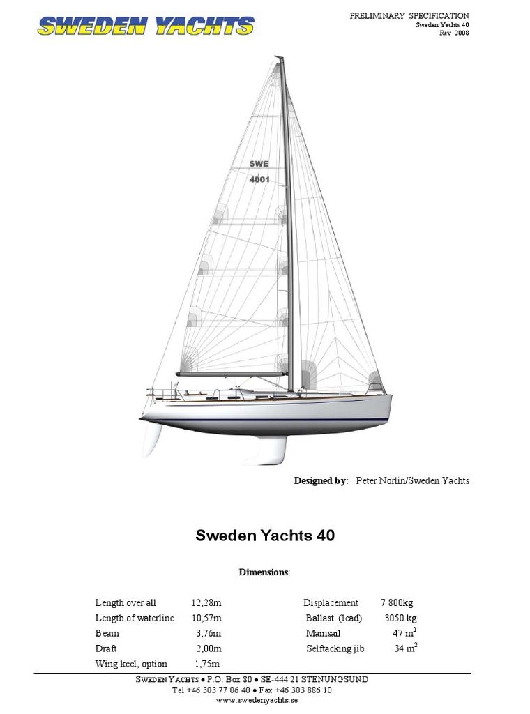 SWEDEN YACHTS 40
